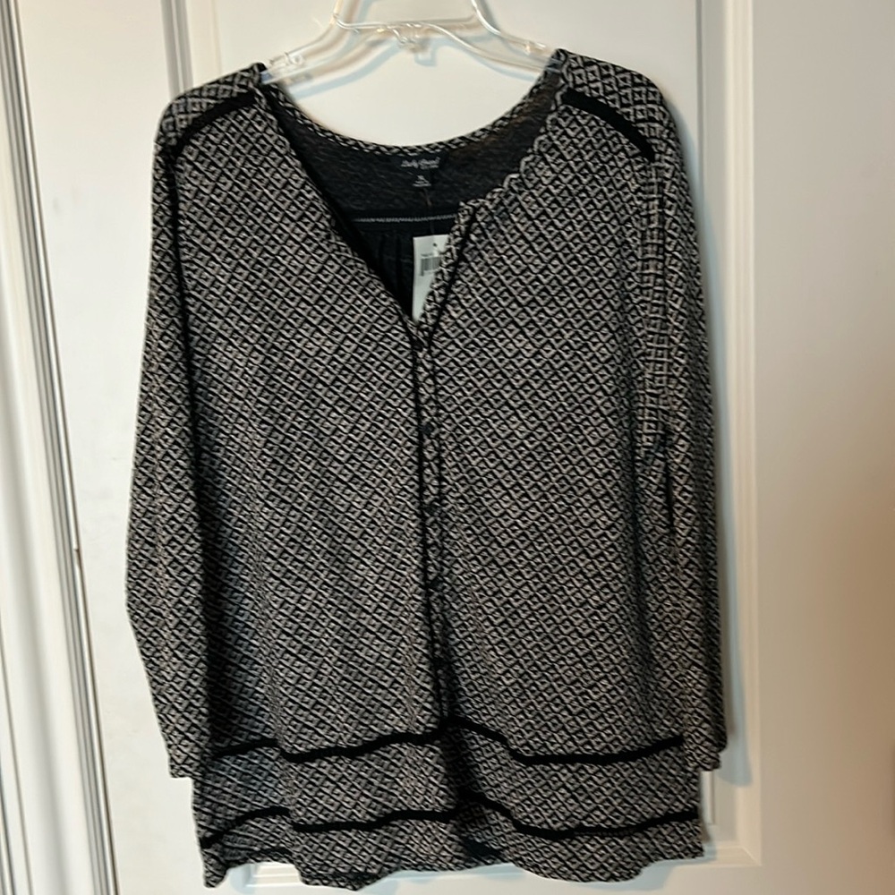 Lucky Brand Top, XL, NWT